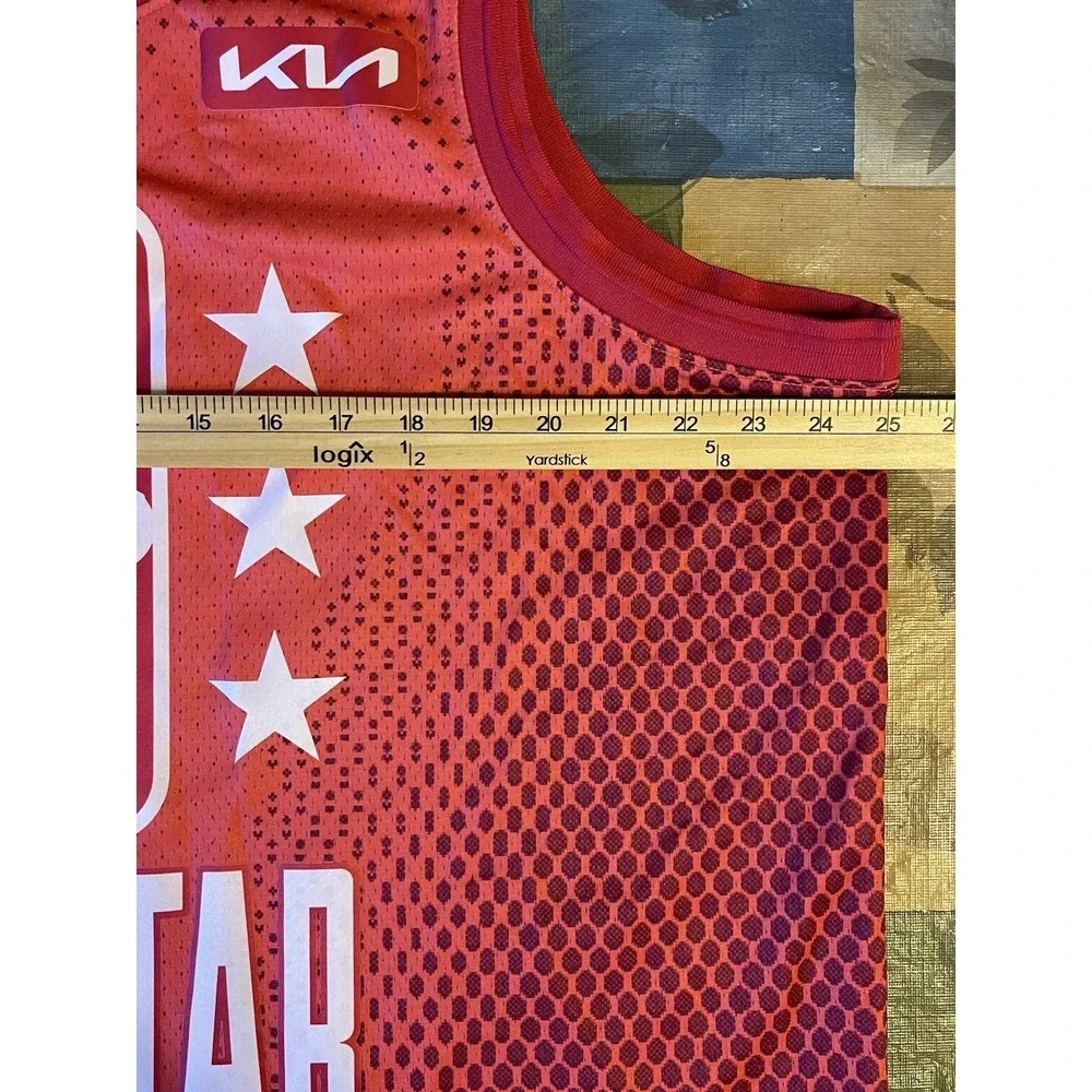 Men's 56 NBA‎ All Star Edition Kevin Durant Jordan 75th Anniversary Jersey Red